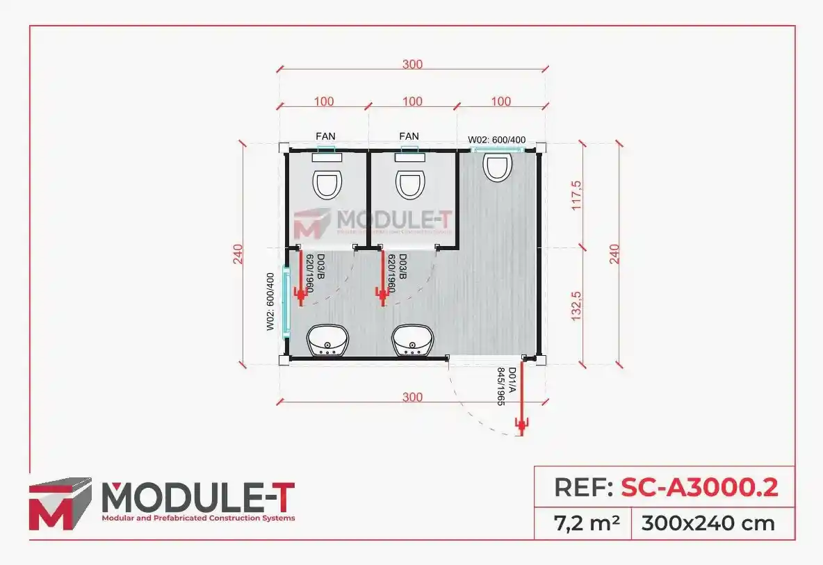 Module-T | Sanitary Containers
