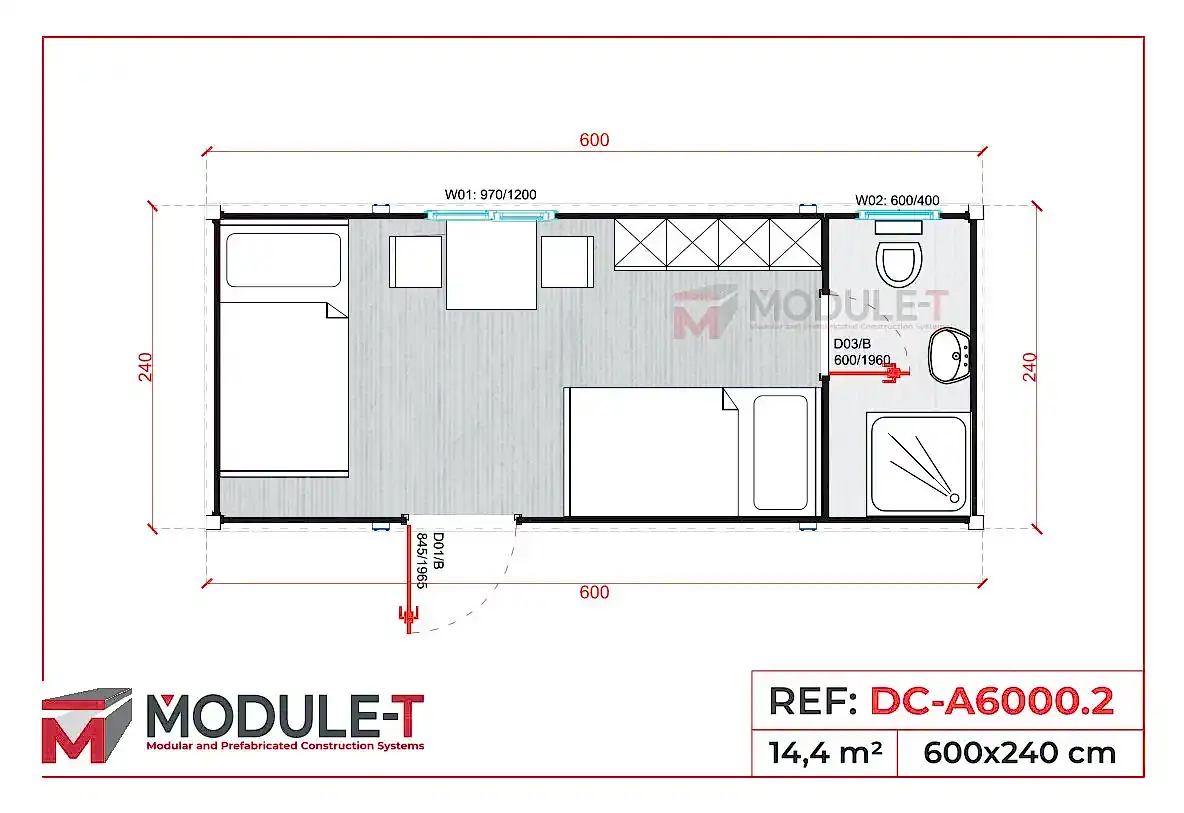 Module-T | Dormitory Containers