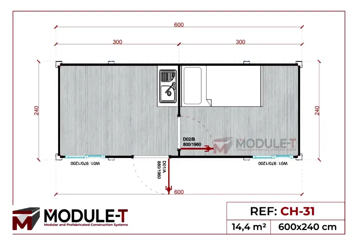 Module-T | Dormitory Containers