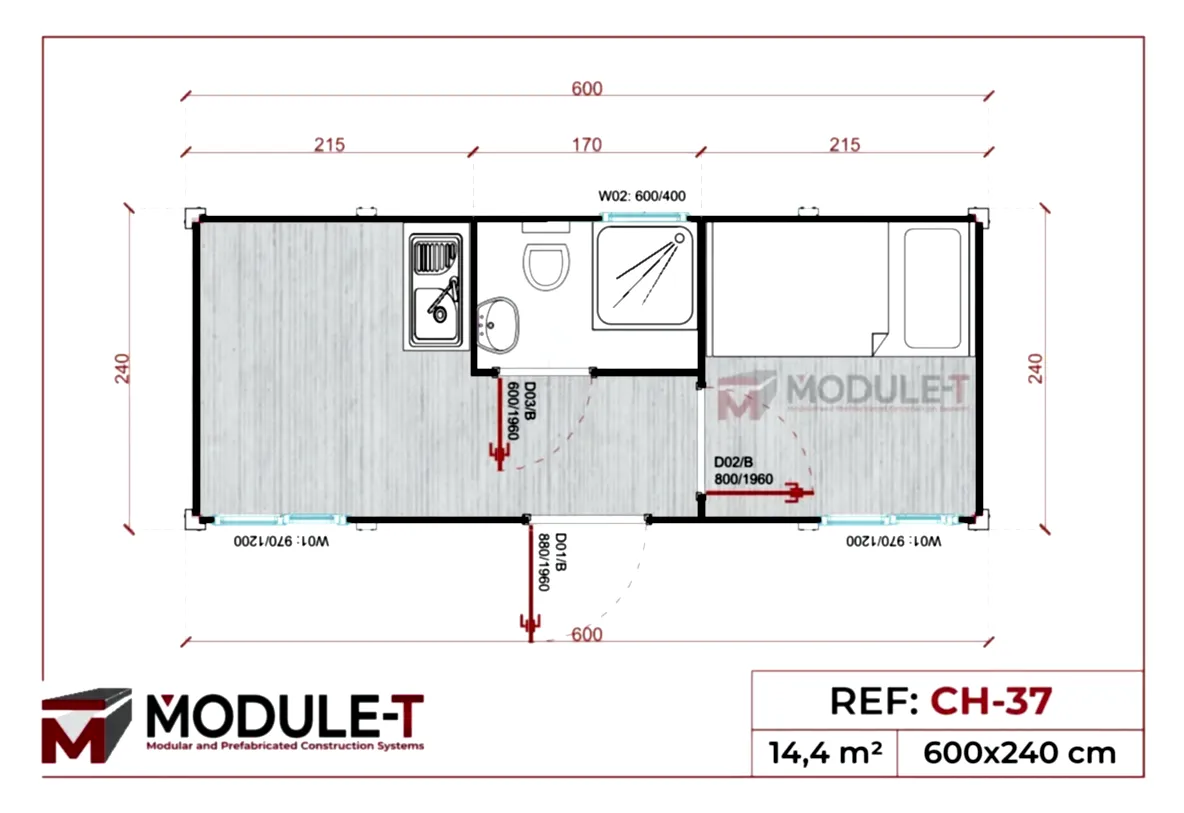 Module-T | Dormitory Containers