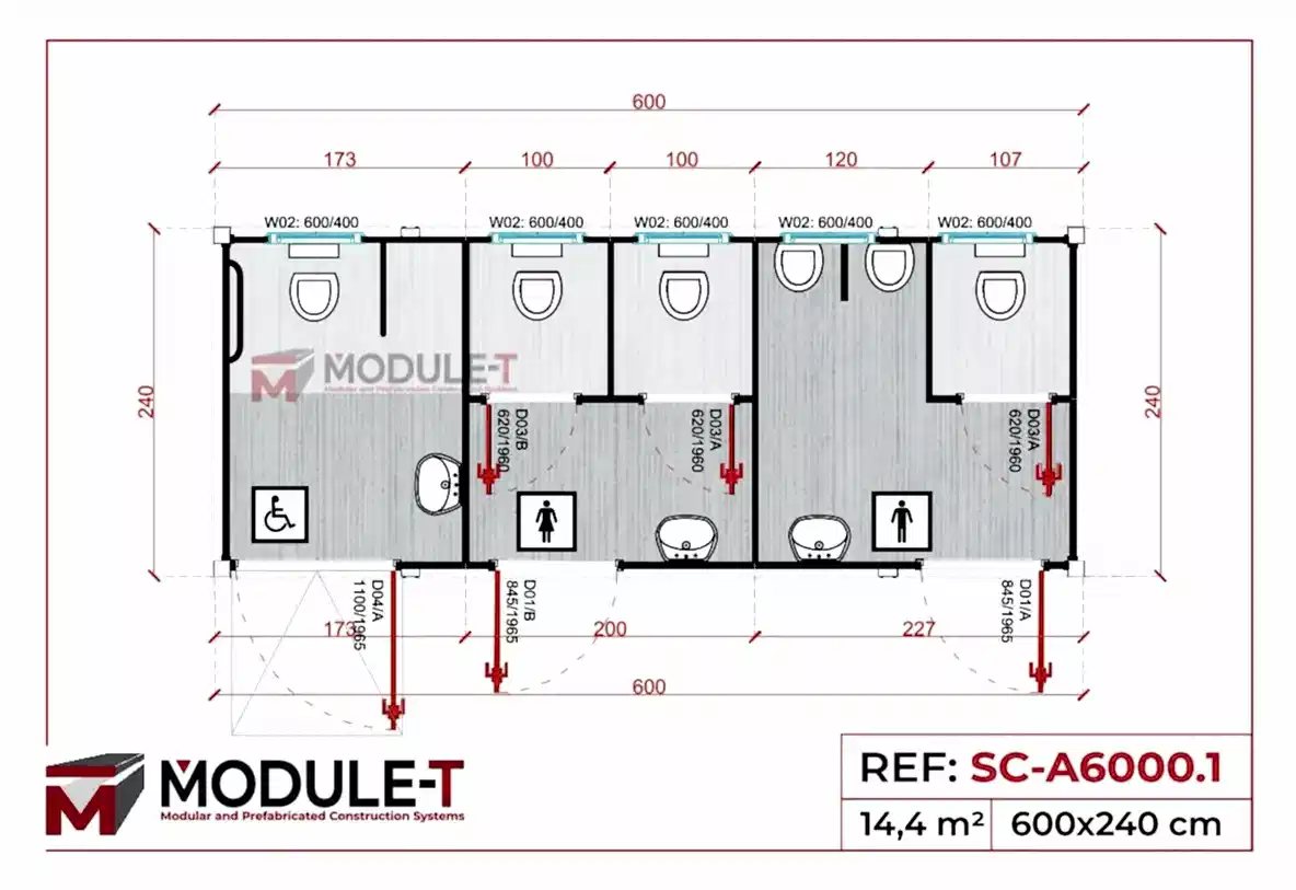 Module-T | Sanitary Containers
