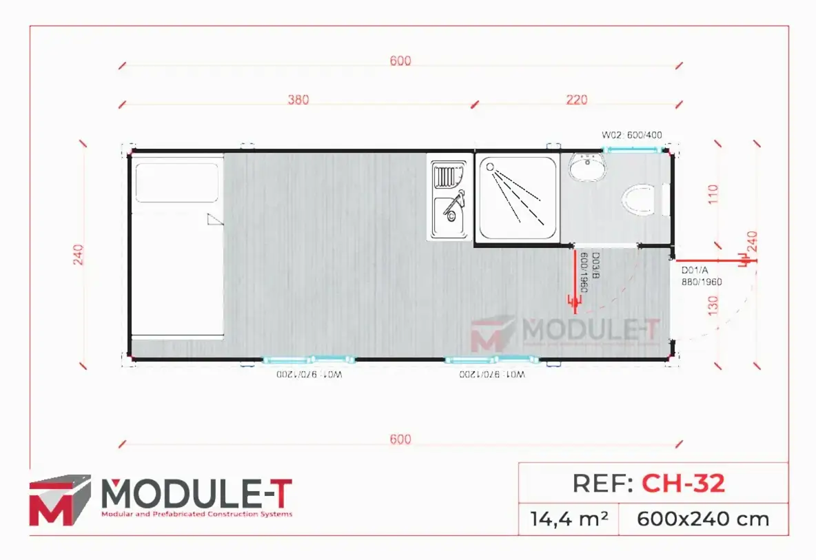 Module-T | Dormitory Containers