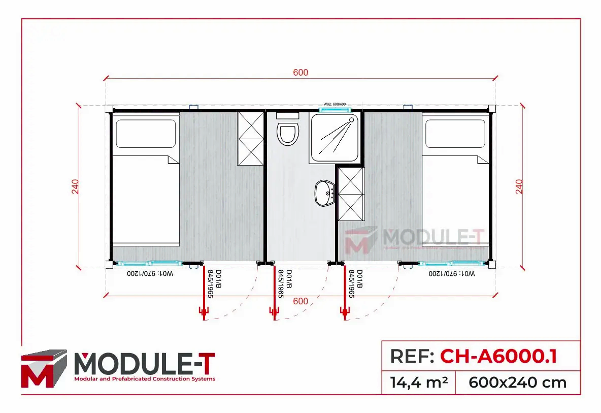 Module-T | Dormitory Containers
