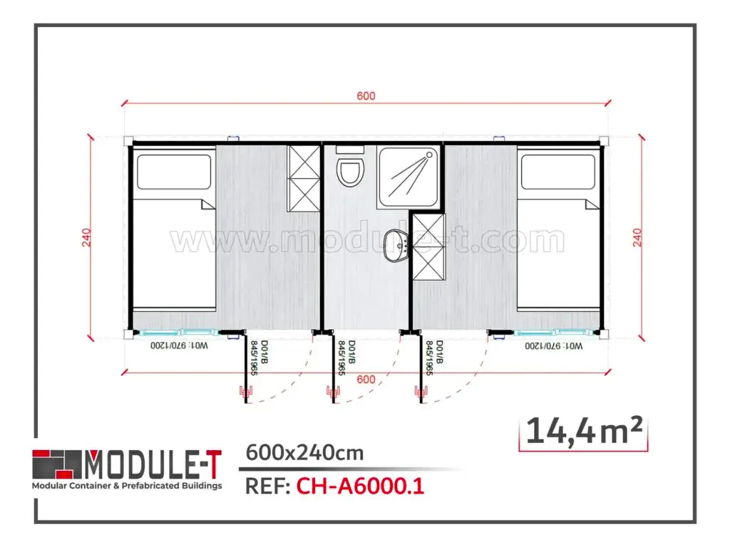 Module-T | Flatpack Containers