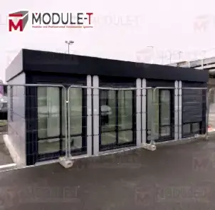 Module-T | Edificio modular personalizado de 58 m² entregado en Chartres
