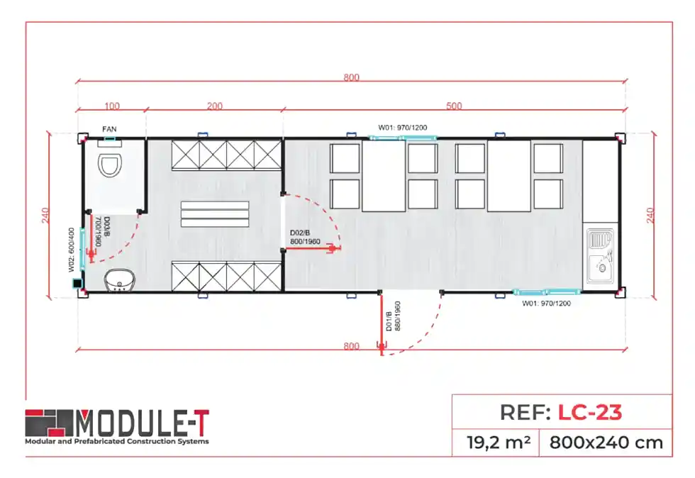 Module-T | Locker Containers
