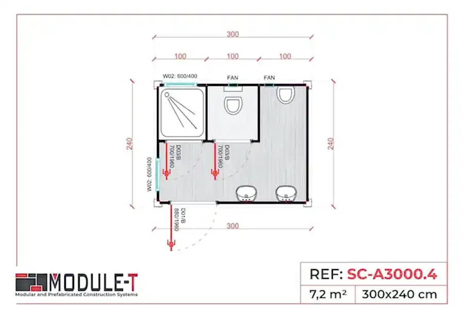 Module-T | WC Container