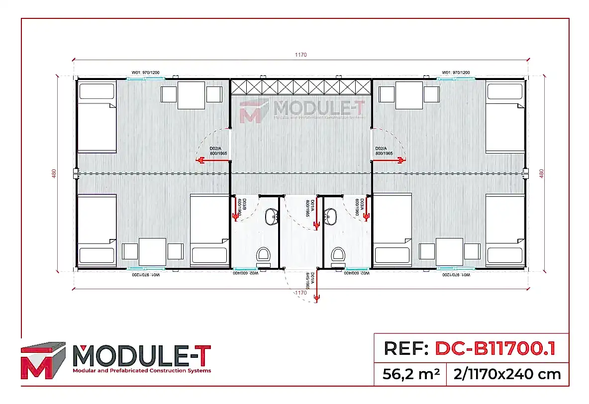 Module-T | Dormitory Containers