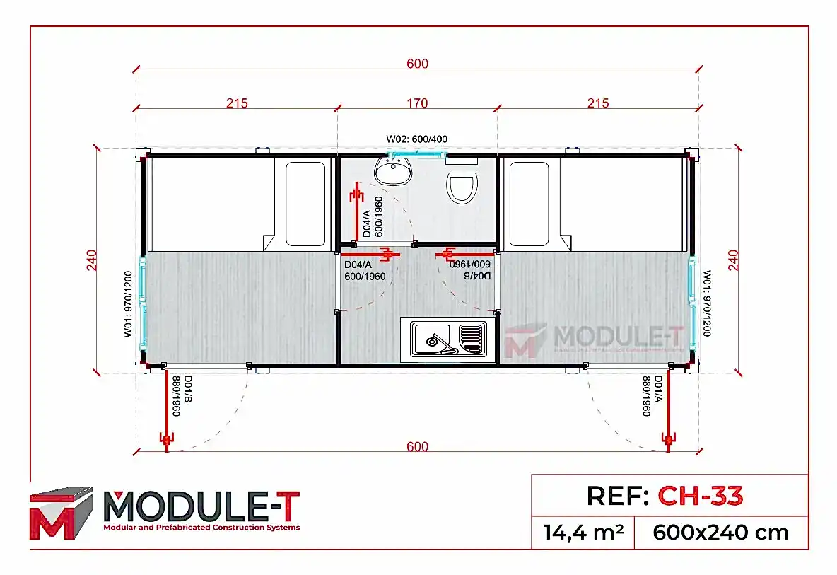 Module-T | Dormitory Containers