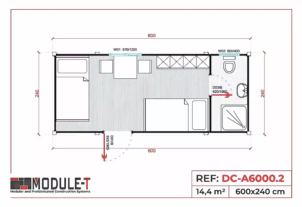 Module-T | Modular Site Facilities Buildings