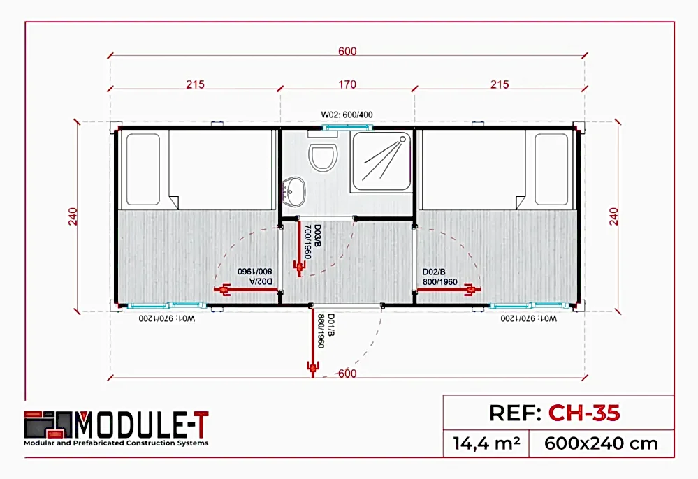 Module-T | Modular Site Facilities Buildings