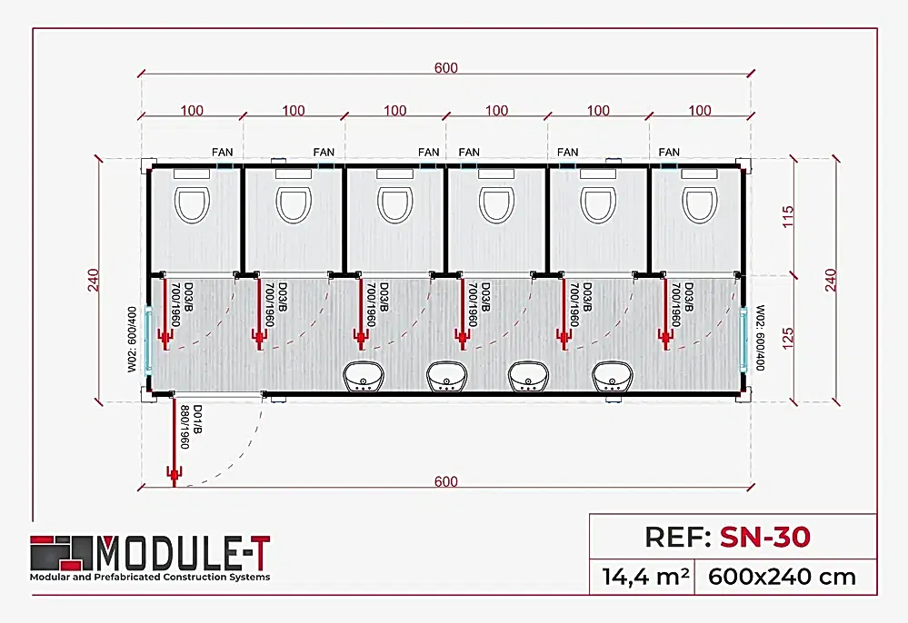 Module-T | Modular Site Facilities Buildings