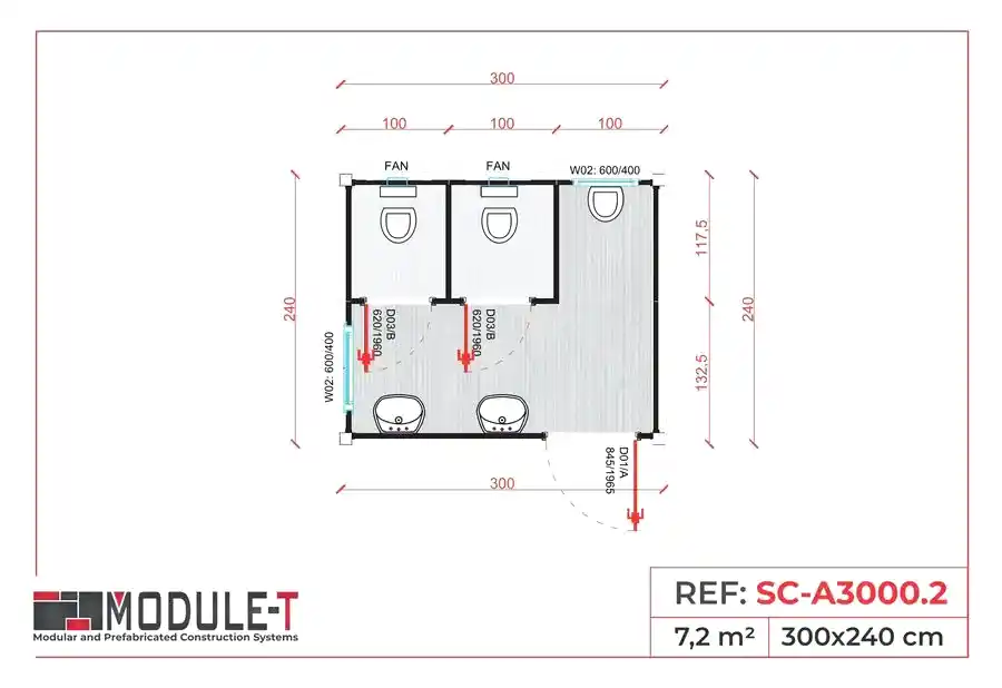 Module-T | WC Container