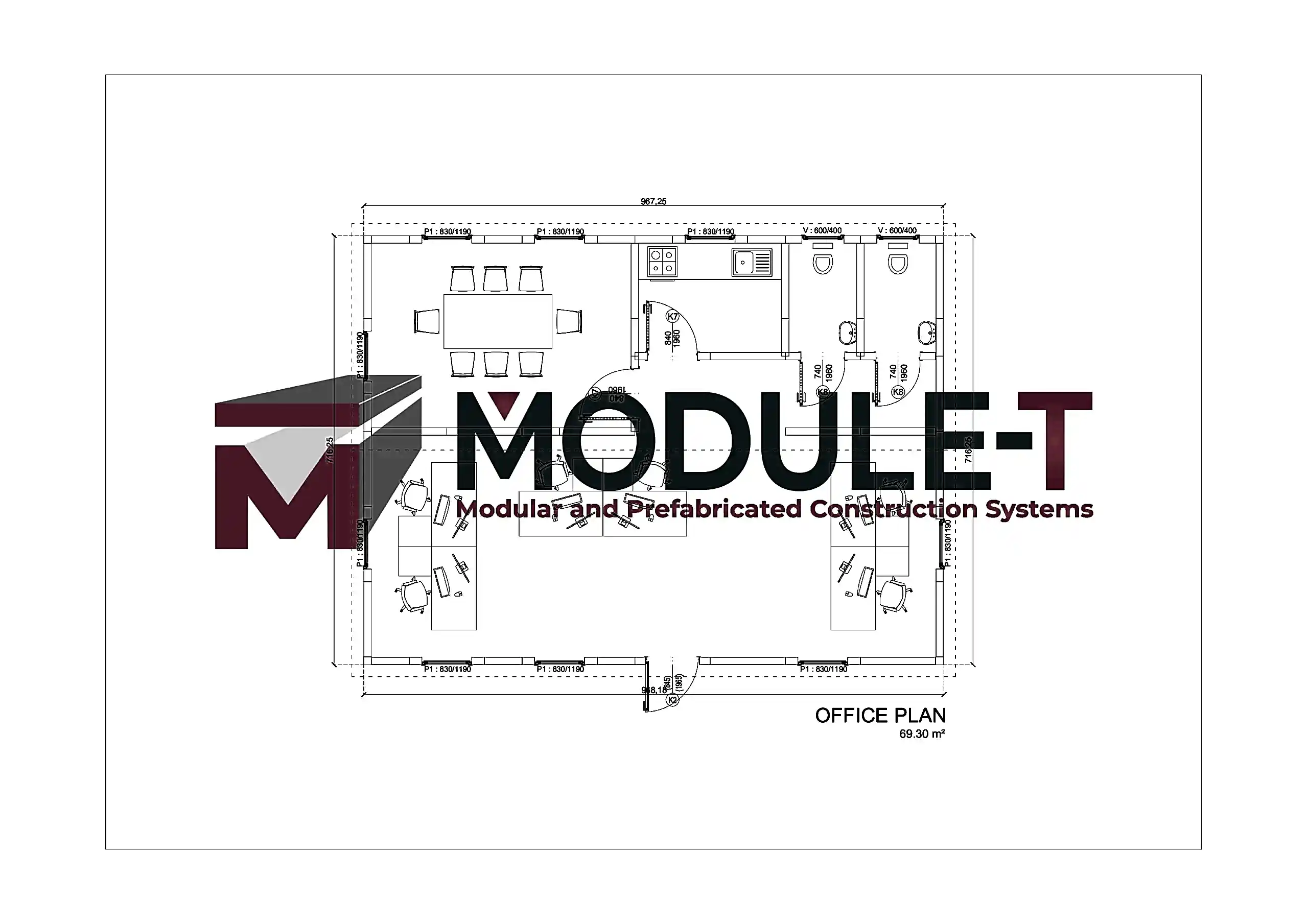Module-T | Prefabricated Office Buildings