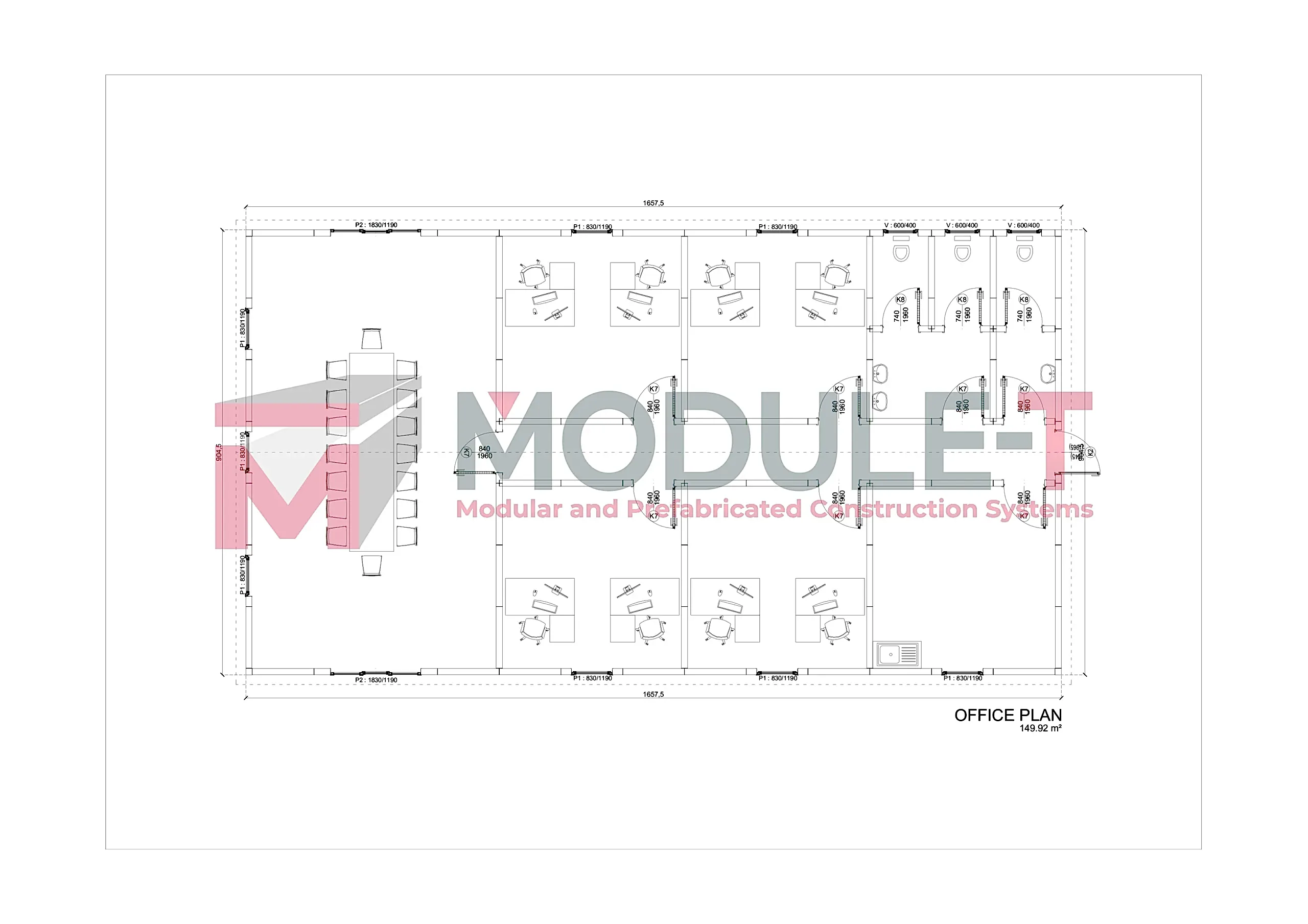 Module-T | Prefabricated Office Buildings