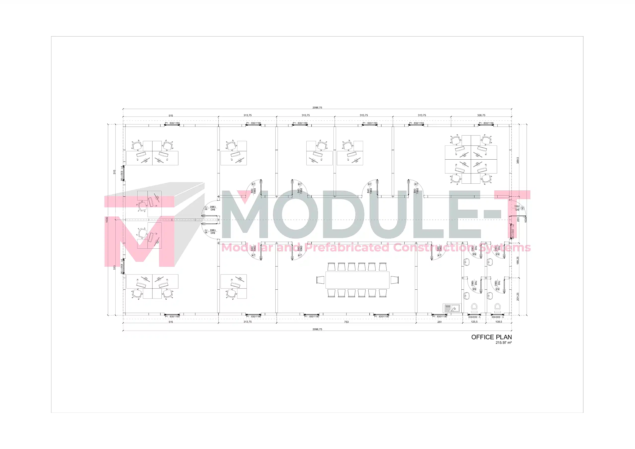 Module-T | Prefabricated Office Buildings