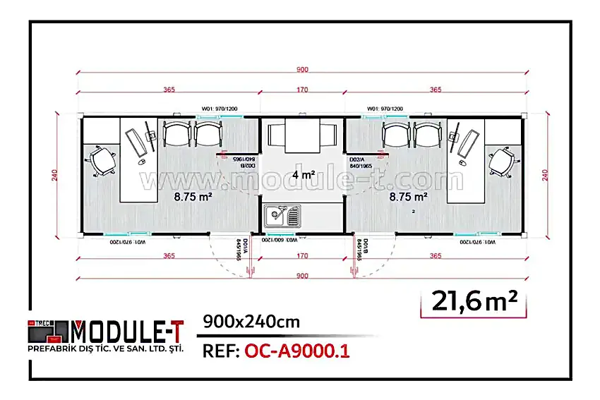 Module-T | Office Containers