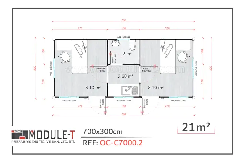 Module-T | Office Containers