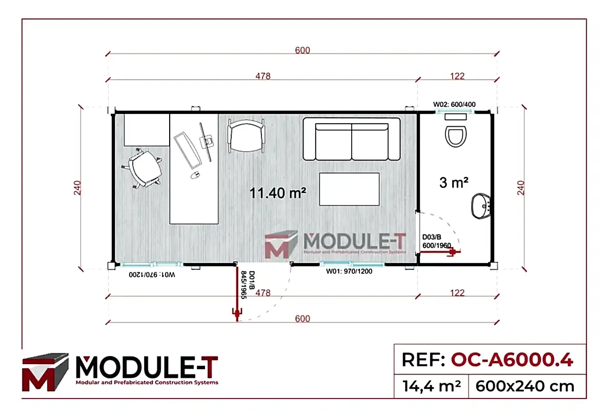 Module-T | Office Containers