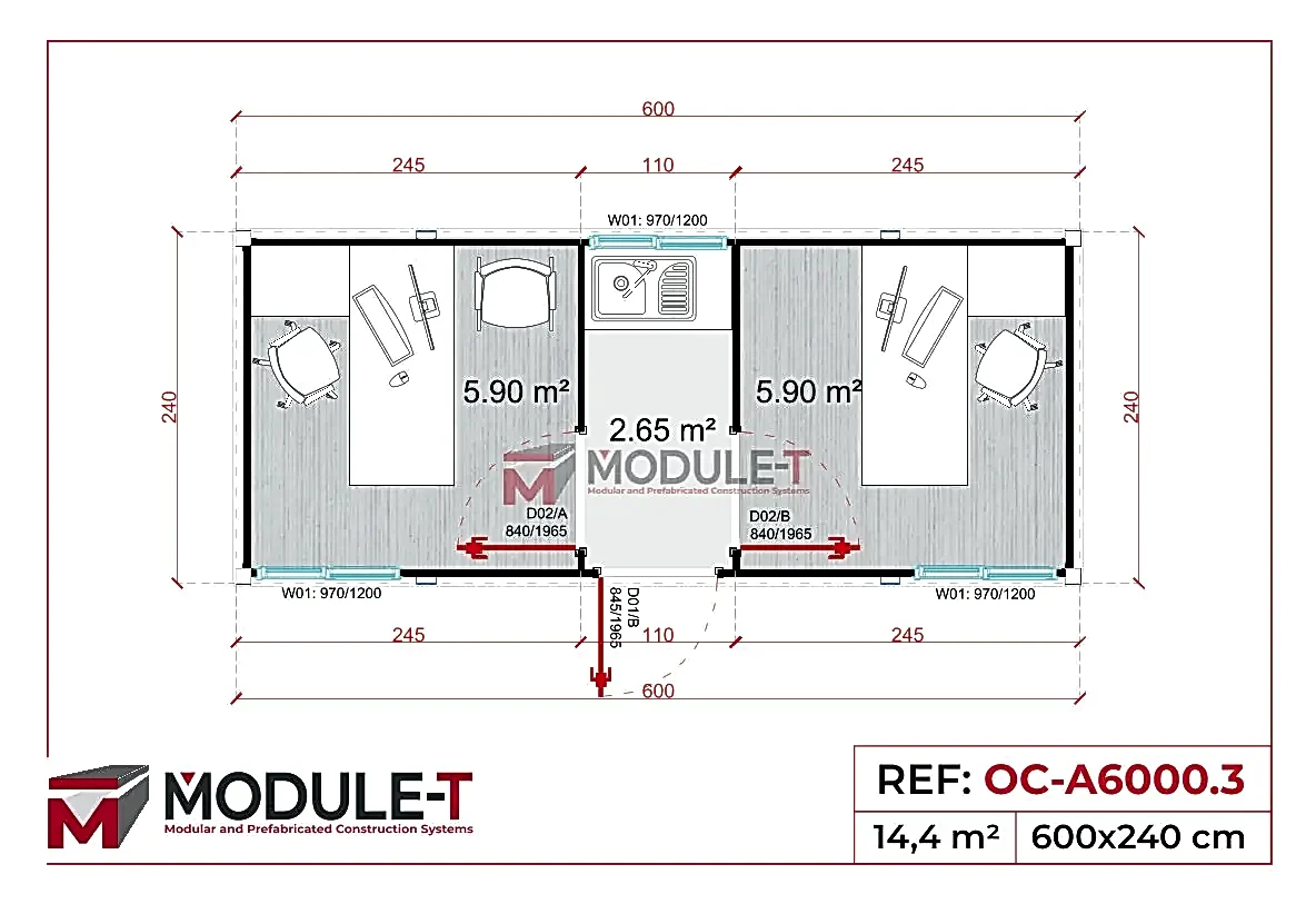 Module-T | Office Containers