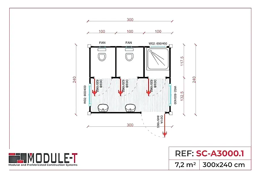 Module-T | WC Container