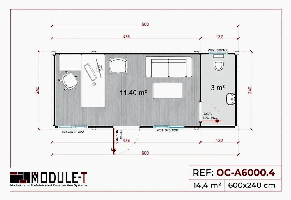 Module-T | Modular Site Facilities Buildings
