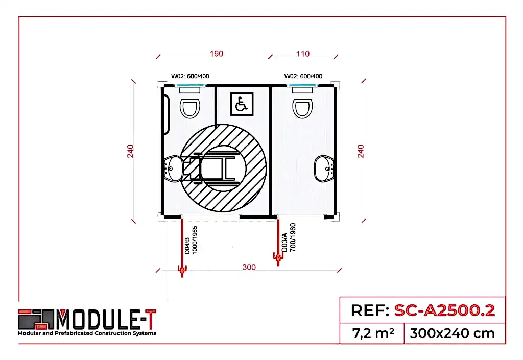 Module-T | WC Container