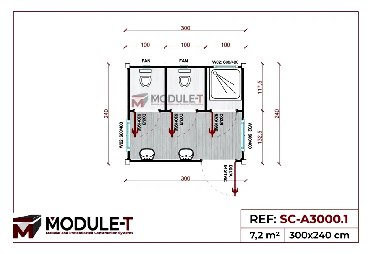 Module-T | Sanitary Containers