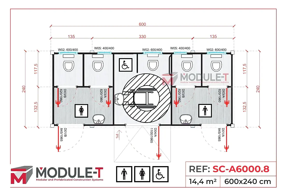 Module-T | Sanitary Containers