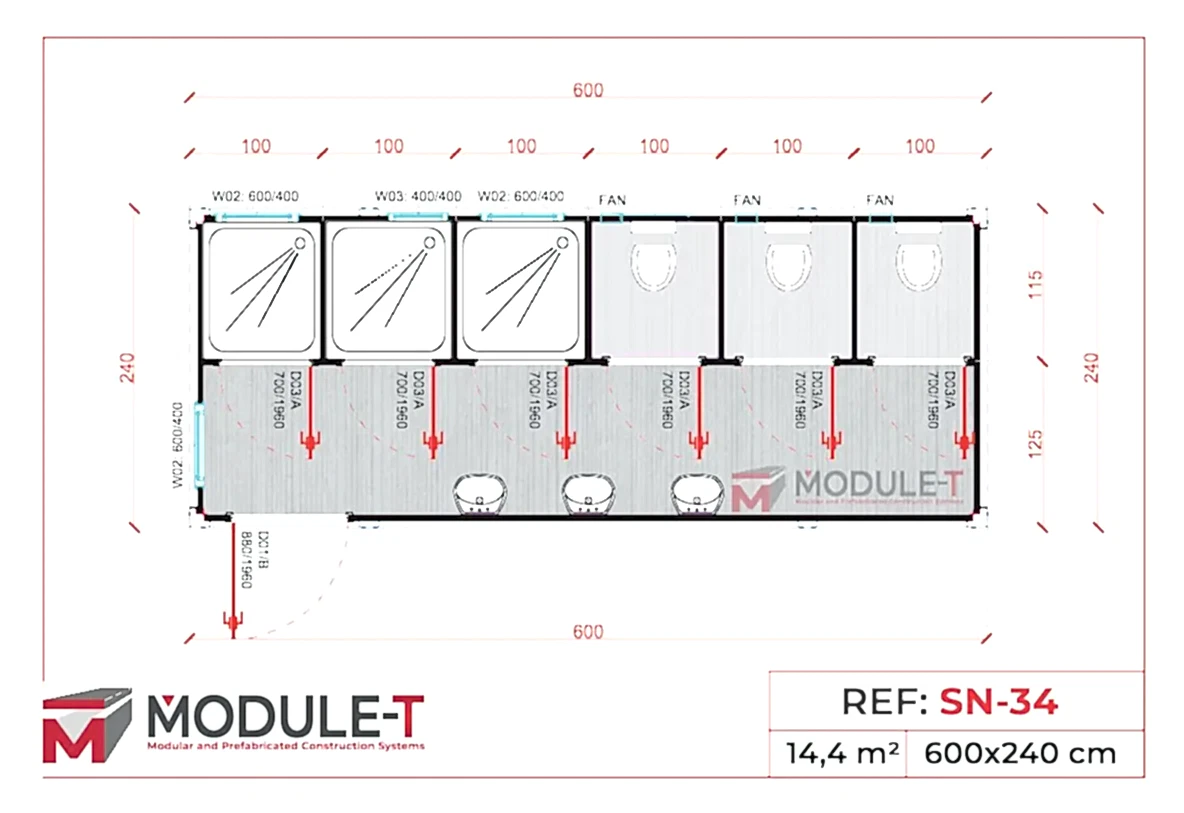 Module-T | Sanitary Containers