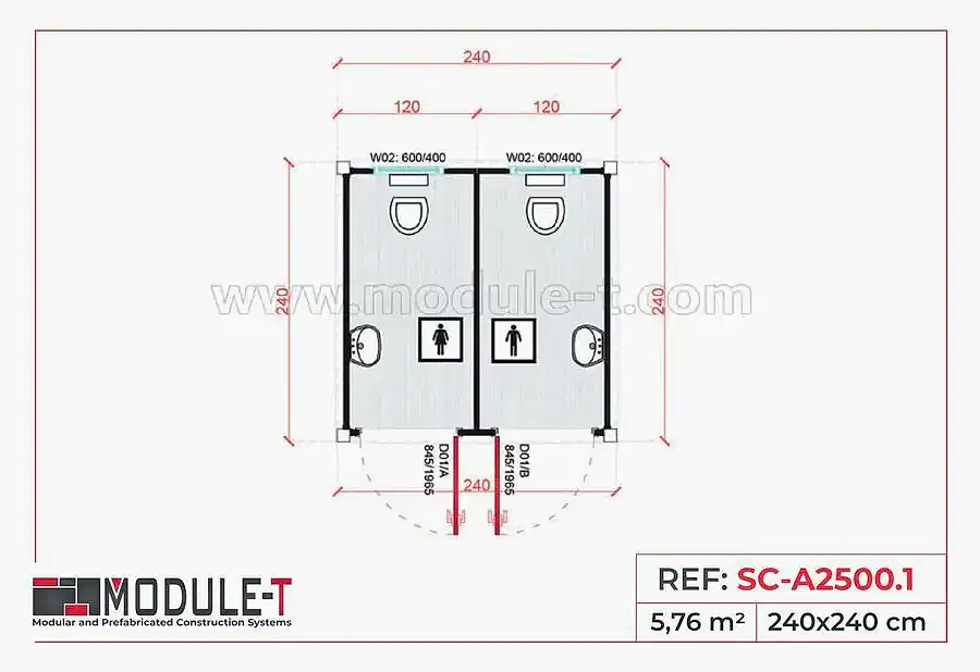 Module-T | WC Container