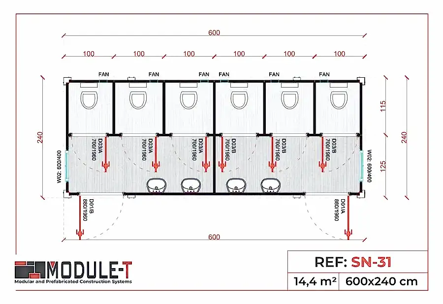 Module-T | WC Container