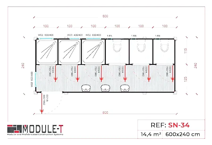 Module-T | WC Container