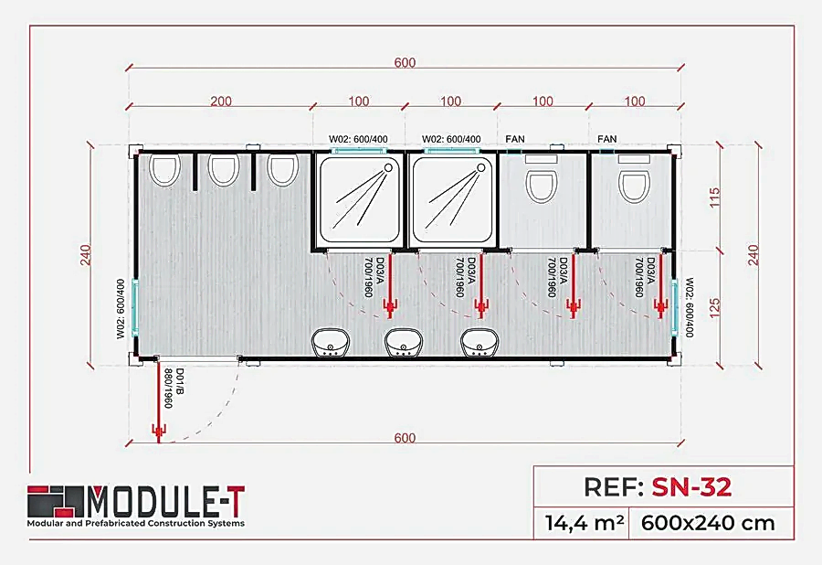Module-T | WC Container