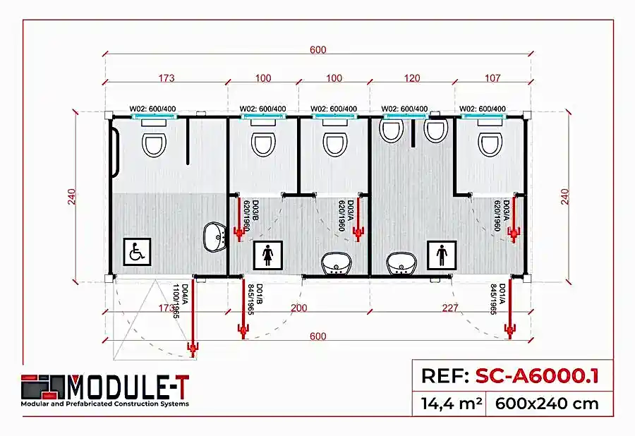 Module-T | WC Container