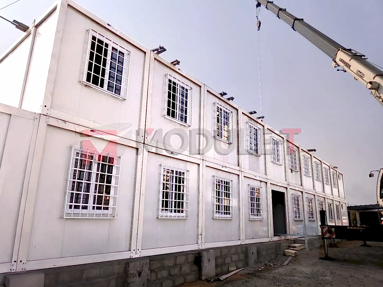 Module-T | 936 m² Two-Storey Modular Camp at Matadi Port, Kinshasa – Democratic Republic of Congo