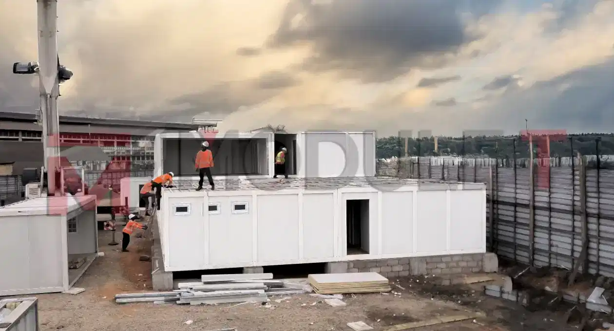 936 m² Two-Storey Modular Camp at Matadi Port, Kinshasa – Democratic Republic of Congo