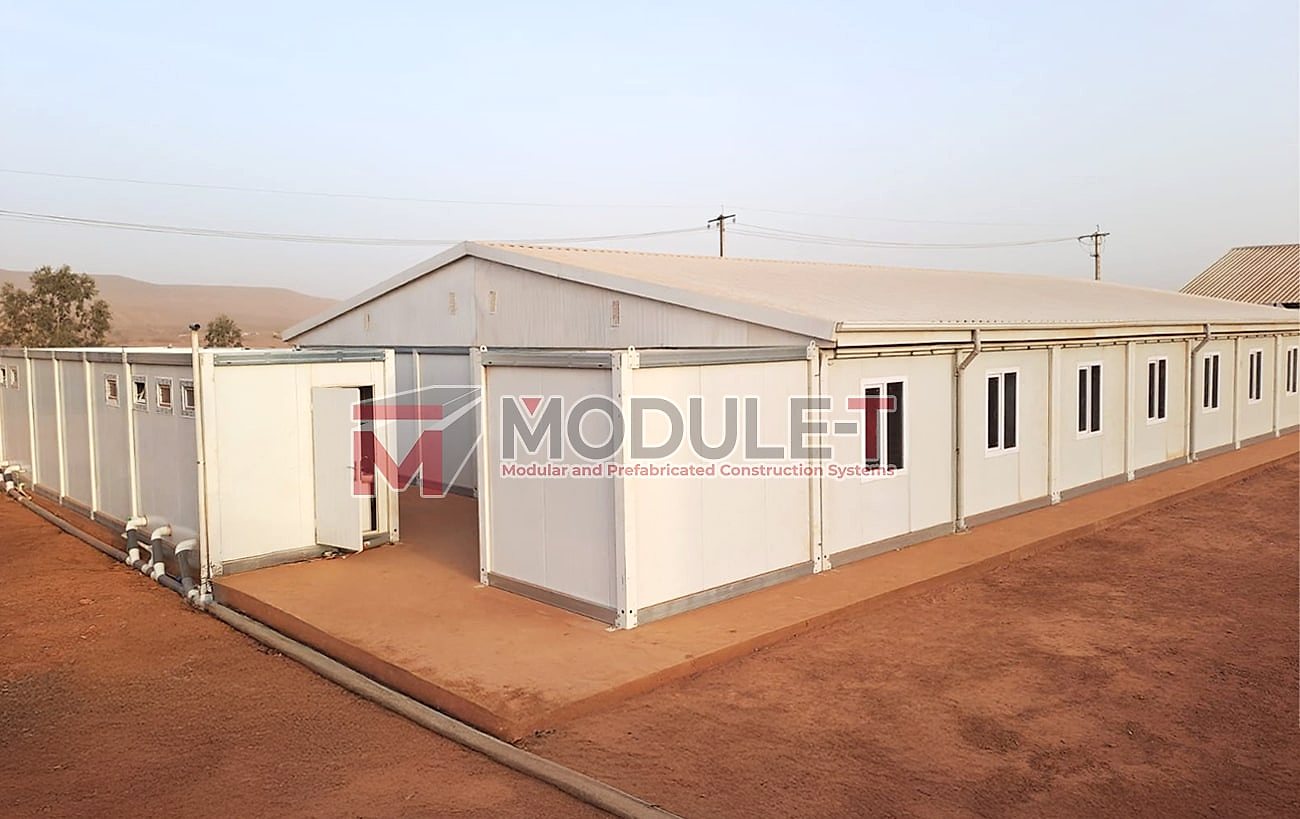 Module-T | Modular Office & Accommodation Complex in Mali | Mining Site Solution