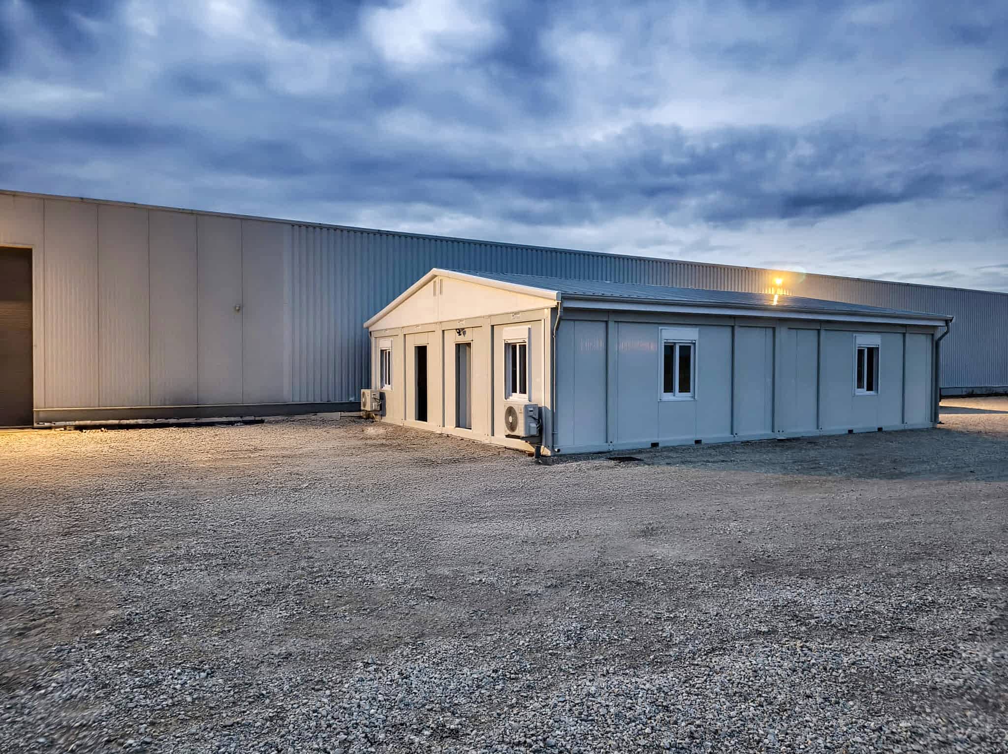 Module-T | Modular Office Building in France – 115m² Prefabricated Complex